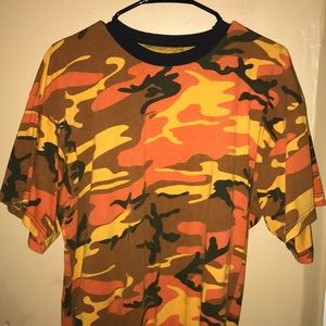 Vintage Orange Camo Tee